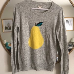 JCREW Pear Sweater